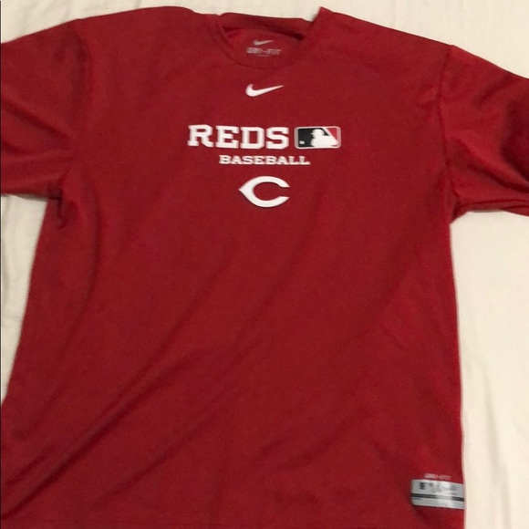 cincinnati reds dri fit shirt